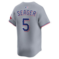 Corey Seager Texas Rangers Baseball Jersey, Gray Limited Sportswear Jersey Shirt, Lightweight Breathable Athletic Jersey, Casual Gift for Men