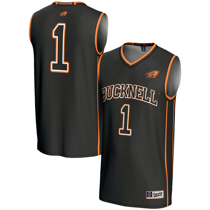 Bucknell Bison Basketball Jersey, Black Fashion Lightweight Sportswear Jersey Shirt, Sleeveless Athletic Tank Jersey, Casual Gift for Men