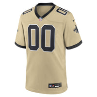 New Orleans Saints Football Jersey, Gold Game Alternate Sportswear Jersey Shirt, Lightweight Breathable Athletic Jersey, Casual Gift for Men