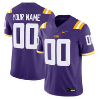 LSU Tigers Football Jersey, Purple Game Sportswear Jersey Shirt, Lightweight Breathable Athletic Jersey, Casual Gift for Men, Style 202015211
