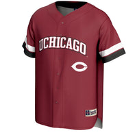 UChicago Maroons Baseball Jersey, Maroon Sportswear Jersey Shirt, Lightweight Breathable Athletic Jersey, Casual Gift for Men