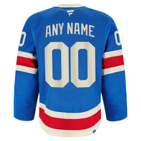 New York Rangers Hockey Jersey, Blue Authentic Sportswear Jersey Shirt, Long Sleeve Hockey Sweater Jersey, Casual Gift for Men, Style 203134978