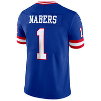 Malik Nabers New York Giants Football Jersey, Sportswear Jersey Shirt, Lightweight Athletic Jersey, Casual Gift for Men, Style 202652775