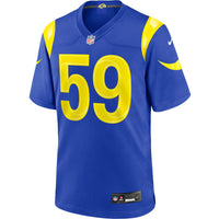 Darryl Peterson Los Angeles Rams Football Jersey, Royal Sportswear Jersey Shirt, Lightweight Breathable Athletic Jersey, Casual Gift for Men