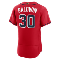 Drake Baldwin Atlanta Braves Baseball Jersey, Red Authentic Sportswear Jersey Shirt, Lightweight Breathable Athletic Jersey, Casual Gift for Men