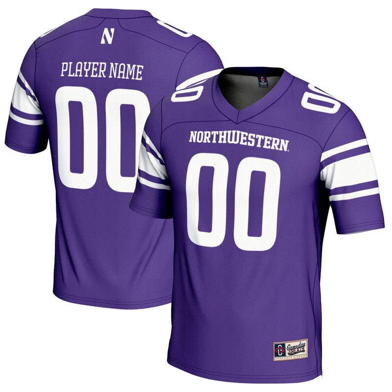 Northwestern Wildcats Football Jersey, Purple Sportswear Jersey Shirt, Lightweight Breathable Athletic Jersey, Casual Gift for Men