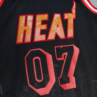 x Miami Heat Basketball Jersey, Swingman Sportswear Jersey Shirt, Sleeveless Athletic Tank Jersey, Casual Gift for Men