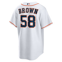 Hunter Brown Houston Astros Baseball Jersey, White Replica Sportswear Jersey Shirt, Lightweight Breathable Athletic Jersey, Casual Gift for Men