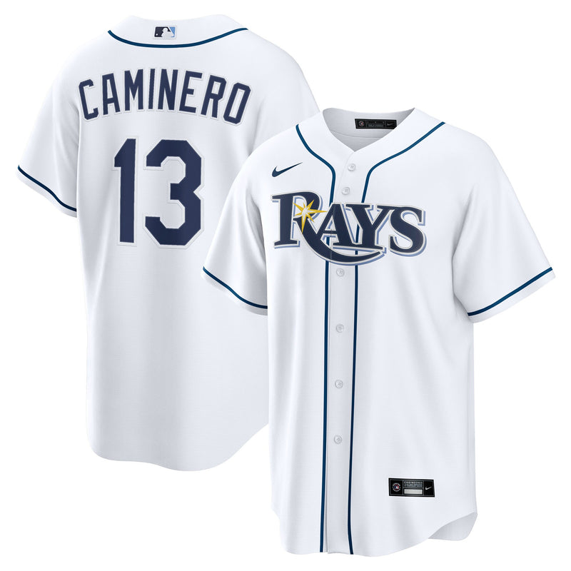 Junior Caminero Tampa Bay Rays Baseball Jersey, Sportswear Jersey Shirt, Lightweight Athletic Jersey, Casual Gift for Men, Style 202840722
