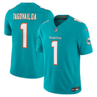 Tua Tagovailoa Miami Dolphins Football Jersey, Aqua Limited Sportswear Jersey Shirt, Lightweight Breathable Athletic Jersey, Casual Gift for Men