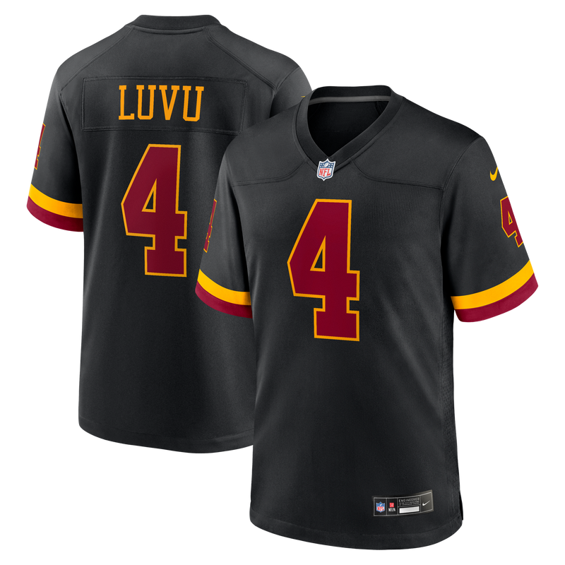 Frankie Luvu Washington Commanders Football Jersey, Black Sportswear Jersey Shirt, Lightweight Breathable Athletic Jersey, Casual Gift for Men