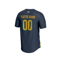 Notre Dame Fighting Irish Soccer Jersey, Navy/Gold Fashion Sportswear Jersey Shirt, Lightweight Breathable Athletic Jersey, Casual Gift for Men