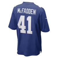 Micah McFadden New York Giants Football Jersey, Royal Game Sportswear Jersey Shirt, Lightweight Breathable Athletic Jersey, Casual Gift for Men