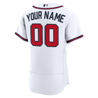 Atlanta Braves Baseball Jersey, White Authentic Home Sportswear Jersey Shirt, Lightweight Breathable Athletic Jersey, Casual Gift for Men
