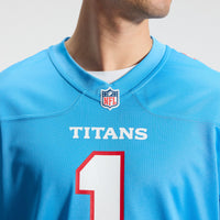 Cameron Ward Tennessee Titans Football Jersey, Blue Game Sportswear Jersey Shirt, Lightweight Breathable Athletic Jersey, Casual Gift for Men