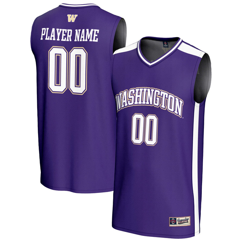 Washington Huskies Basketball Jersey, Purple Fashion Lightweight Sportswear Jersey Shirt, Sleeveless Athletic Tank Jersey, Casual Gift for Men