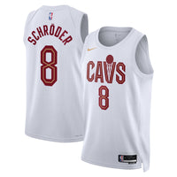 Dennis Schröder Cleveland Cavaliers Basketball Jersey, White Sportswear Jersey Shirt, Sleeveless Athletic Tank Jersey, Casual Gift for Men