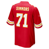 Josh Simmons Kansas City Chiefs Football Jersey, Sportswear Jersey Shirt, Lightweight Athletic Jersey, Casual Gift for Men, Style 203443682