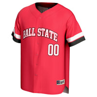Ball State Cardinals Baseball Jersey, Sportswear Jersey Shirt, Lightweight Breathable Athletic Jersey, Casual Gift for Men, Style 202439492