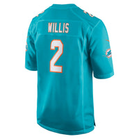 Malik Willis Miami Dolphins Football Jersey, Aqua Game Sportswear Jersey Shirt, Lightweight Breathable Athletic Jersey, Casual Gift for Men
