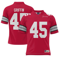 Ohio State Buckeyes Football Jersey, Sportswear Jersey Shirt, Lightweight Breathable Athletic Jersey, Casual Gift for Men, Style 201084334