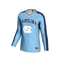 North Carolina Tar Heels Volleyball Jersey, Light Blue Sportswear Jersey Shirt, Lightweight Breathable Athletic Jersey, Casual Gift for Men