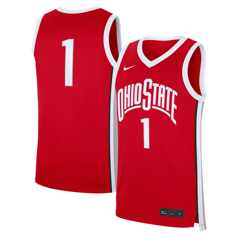 Ohio State Buckeyes Football Jersey, Scarlet Replica Sportswear Jersey Shirt, Lightweight Breathable Athletic Jersey, Casual Gift for Men