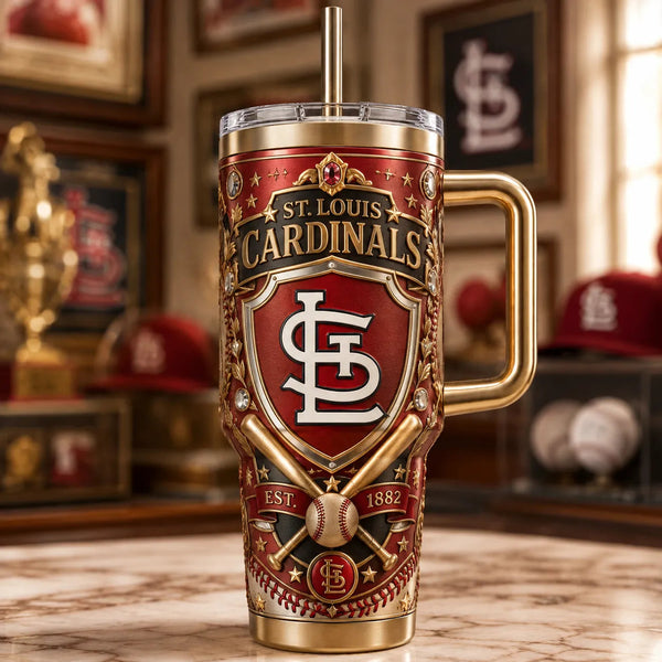 STL Crest in Gold and Crimson - Heritage Tumbler - main