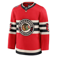 Chicago Blackhawks Hockey Jersey, Red Premium Classic Sportswear Jersey Shirt, Long Sleeve Hockey Sweater Jersey, Casual Gift for Men