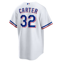 Evan Carter Texas Rangers Baseball Jersey, White Replica Sportswear Jersey Shirt, Lightweight Breathable Athletic Jersey, Casual Gift for Men