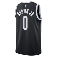 Mikel Brown Jr. Brooklyn Nets Basketball Jersey, Black Swingman Sportswear Jersey Shirt, Sleeveless Athletic Tank Jersey, Casual Gift for Men