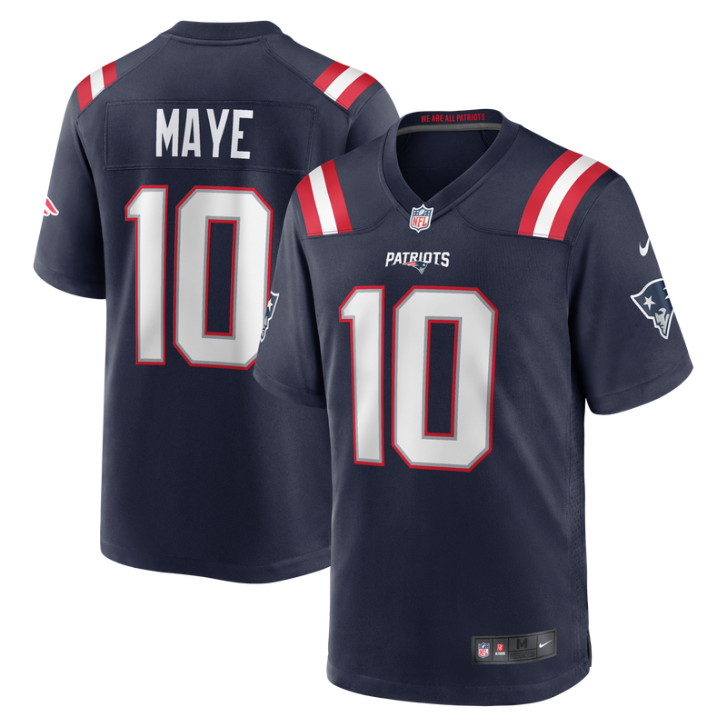 Drake Maye New England Patriots Football Jersey, Navy Game Sportswear Jersey Shirt, Lightweight Breathable Athletic Jersey, Casual Gift for Men