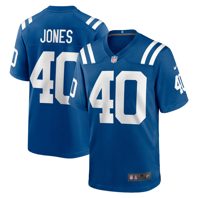 Jaylon Jones Indianapolis Colts Football Jersey, Royal Game Sportswear Jersey Shirt, Lightweight Breathable Athletic Jersey, Casual Gift for Men
