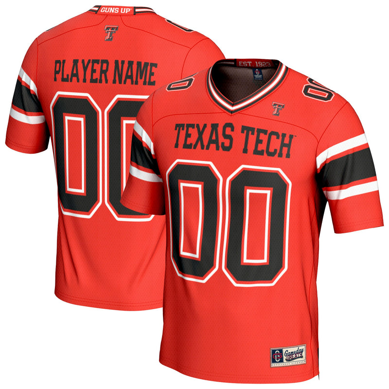 Texas Tech Red Raiders Football Jersey, Fashion Sportswear Jersey Shirt, Lightweight Breathable Athletic Jersey, Casual Gift for Men