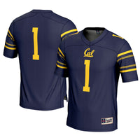 Cal Bears Football Jersey, Navy Sportswear Jersey Shirt, Lightweight Breathable Athletic Jersey, Casual Gift for Men, Style 200425339