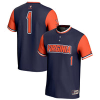 Virginia Cavaliers Softball Jersey, Navy Sportswear Jersey Shirt, Lightweight Breathable Athletic Jersey, Casual Gift for Men, Style 200146410