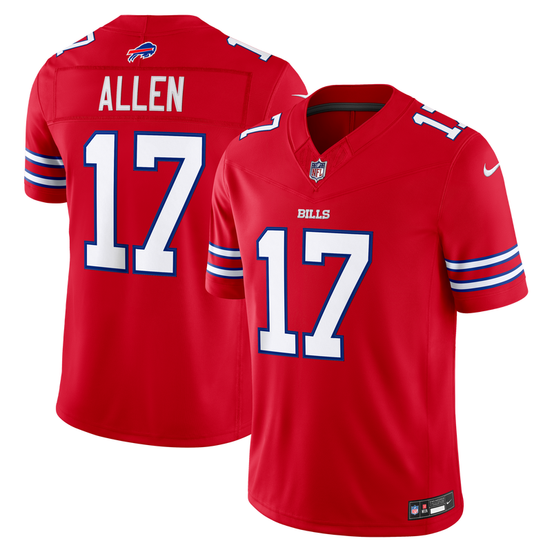 Josh Allen Buffalo Bills Football Jersey, Red Limited Sportswear Jersey Shirt, Lightweight Breathable Athletic Jersey, Casual Gift for Men