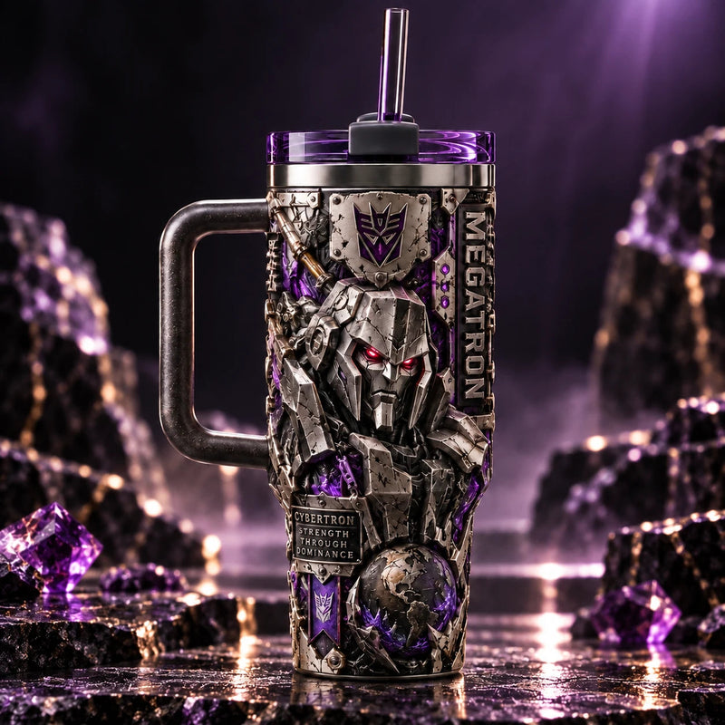 Strength Through Dominance - MG Sculpted Metal Tumbler