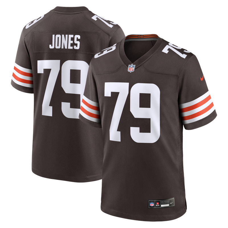 Dawand Jones Cleveland Browns Football Jersey, Brown Game Sportswear Jersey Shirt, Lightweight Breathable Athletic Jersey, Casual Gift for Men