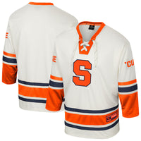 Puck Proud Fashion Hockey Jersey, Orange Sportswear Jersey Shirt, Long Sleeve Hockey Sweater Jersey, Casual Gift for Men