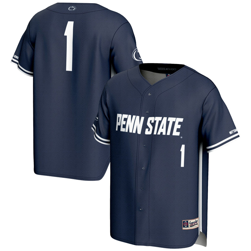 Penn State Nittany Lions Baseball Jersey, Sportswear Jersey Shirt, Lightweight Breathable Athletic Jersey, Casual Gift for Men, Style 201141748
