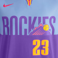 Kris Bryant Colorado Rockies Baseball Jersey, Blue Limited Sportswear Jersey Shirt, Lightweight Breathable Athletic Jersey, Casual Gift for Men