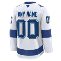 Tampa Bay Lightning Hockey Jersey, White Sportswear Jersey Shirt, Long Sleeve Hockey Sweater Jersey, Casual Gift for Men, Style 202055749