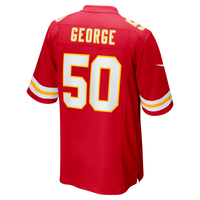 Brandon George Kansas City Chiefs Football Jersey, Red Game Sportswear Jersey Shirt, Lightweight Breathable Athletic Jersey, Casual Gift for Men