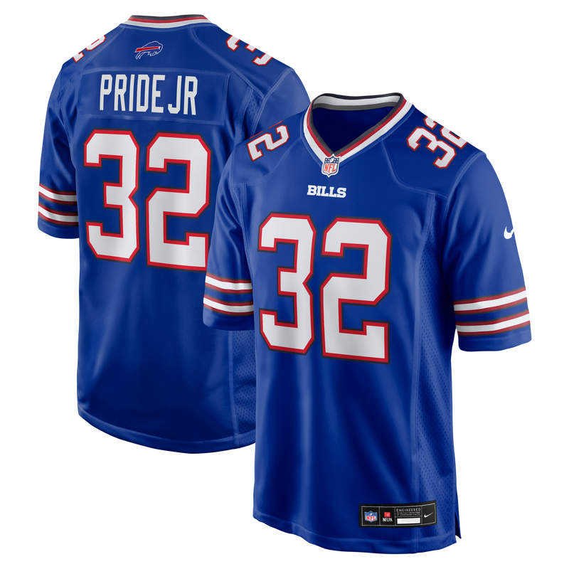 Toriano Pride Jr. Buffalo Bills Football Jersey, Royal Game Sportswear Jersey Shirt, Lightweight Breathable Athletic Jersey, Casual Gift for Men