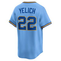 Christian Yelich Milwaukee Brewers Baseball Jersey, Sportswear Jersey Shirt, Lightweight Athletic Jersey, Casual Gift for Men, Style 201933686