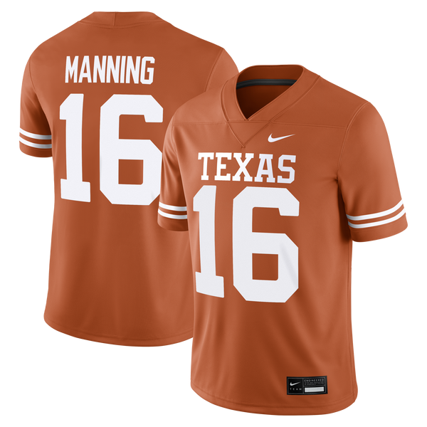 Arch Manning Texas Longhorns Game Player Jersey - Texas Orange
