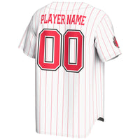 Ball State Cardinals Baseball Jersey, White Lightweight Sportswear Jersey Shirt, Lightweight Breathable Athletic Jersey, Casual Gift for Men