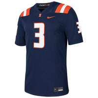 Illinois Fighting Illini Football Jersey, Sportswear Jersey Shirt, Lightweight Breathable Athletic Jersey, Casual Gift for Men, Style 202174334