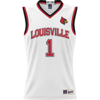 Louisville Cardinals Lightweight Basketball Jersey, White Sportswear Jersey Shirt, Sleeveless Athletic Tank Jersey, Casual Gift for Men